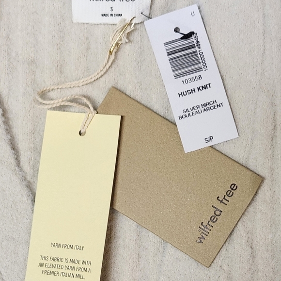 Wilfred Cream Ribbed Cardigan - Picture 11 of 14